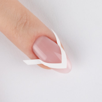 Samoprzylepne paski naklejki do french manicure Nr 4 ok. 28szt.