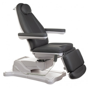Elektryczny fotel kosmetyczny Mazaro BS szary BR 6672B