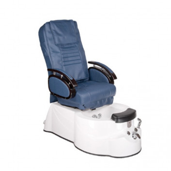 Bs Fotel do pedicure z masażem BR-3820D niebieski