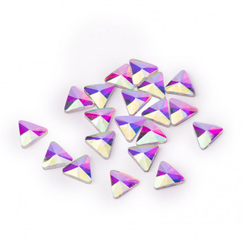 Kryształki diamenty cyrkonie AB opalizujące do zdobień biżuteria 3D 20 szt Nr 7