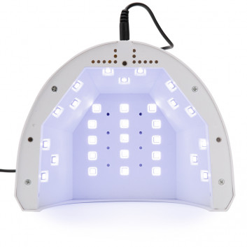 Lampa do paznokci dual UV/LED 48W No Name do lakierów hybrydowych żeli i akrylożeli biała 1s