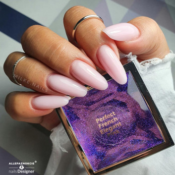 Żel do paznokci Allepaznokcie żel budujący Perfect French Elegant Pink 50 ml