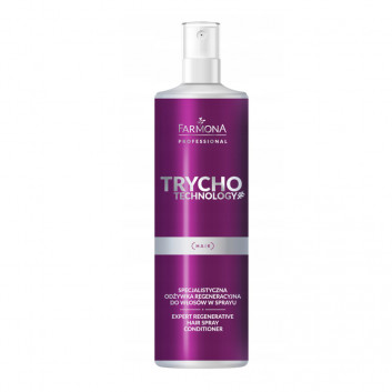 Specjalistyczna odżywka regeneracyjna do włosów w sprayu Farmona Trycho Technology 200 ml