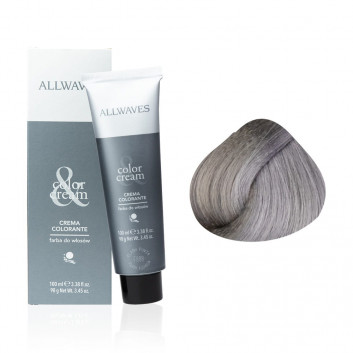 Farba do włosów Allwaves Cream Color Purpurowy chłodna szarość 0.11 100 ml