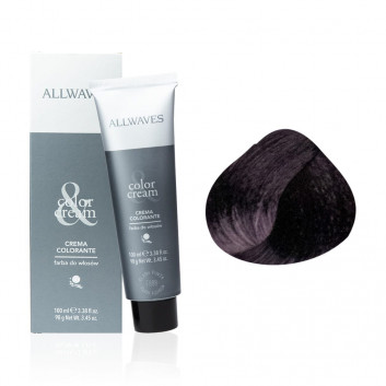 Farba do włosów Allwaves Cream Color jeżyna 4.26 100 ml