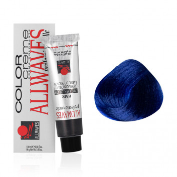 Farba do włosów Allwaves Cream Color wyjątkowy wyjątkowy super błękitny F555 100 ml