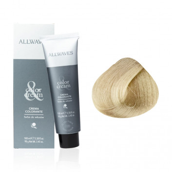 Farba do włosów Allwaves Cream Color super rozjaśniacz naturalny blond 11.0 100 ml