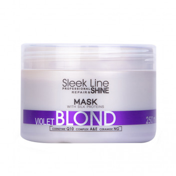 Maska do włosów blond neutralizująca Stapiz Sleek Line Violet Blond 250 ml