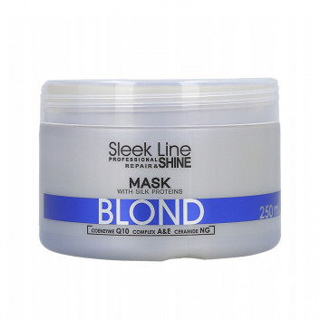 Maska do włosów Stapiz Sleek Line Blond z jedwabiem 250 ml