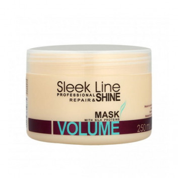 Maska do włosów z jedwabiem Stapiz Sleek Line Volume 250 ml
