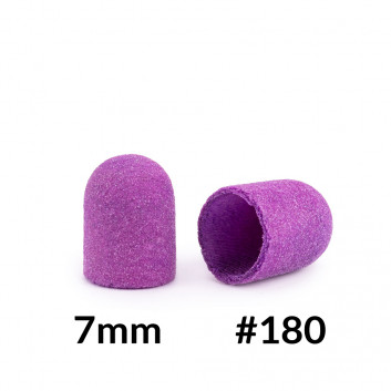 Kapturki do pedicure 7 mm gradacja 180 10 szt Fabric Podo AlleMed Fioletowy Purple