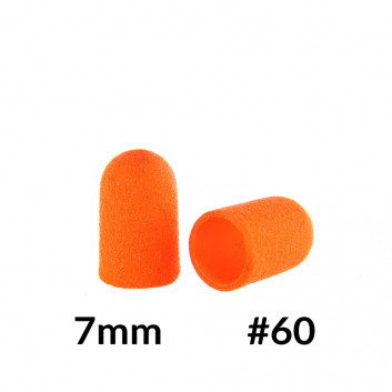 PACZKA Kapturki do pedicure 7 mm gradacja 60 10 szt ABS Podo AlleMed Pomarańczowy Orange