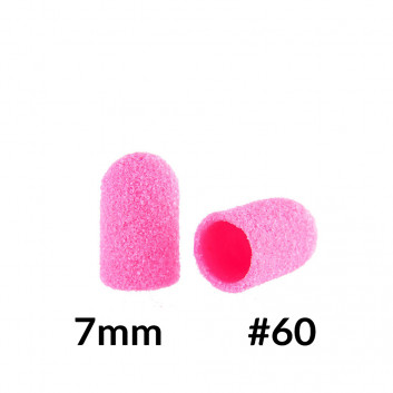 PACZKA Kapturki do pedicure 7 mm gradacja 60 10 szt ABS Podo AlleMed Różowy Pink