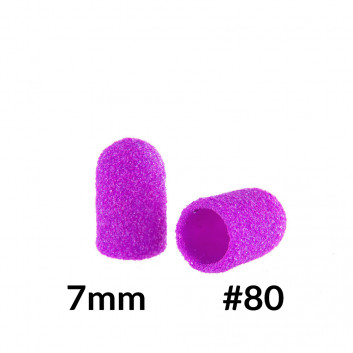Kapturki do pedicure 7 mm gradacja 80 10 szt ABS Podo AlleMed Fioletowy Purple