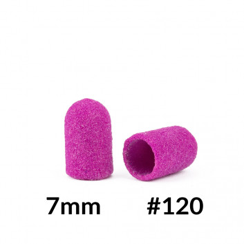 Kapturki do pedicure 7 mm gradacja 120 10 szt ABS Podo AlleMed Fioletowy Purple