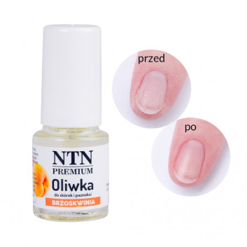Oliwka do skórek i paznokci NTN Premium o zapachu brzoskwiniowym 5 ml Nr 09