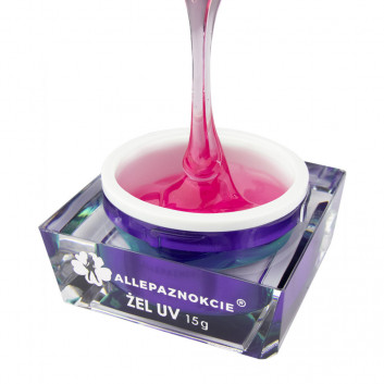 Żel do paznokci budujący Allepaznokcie Jelly Pink Glass 15g