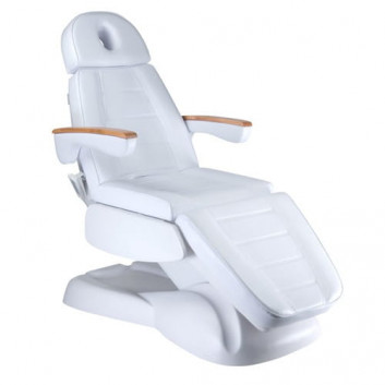 Fotel kosmetyczny elektryczny BS LUX biały BW 273B