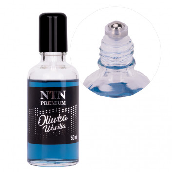 Oliwka regenerująca skórki i paznokcie roller ball z kulką NTN Premium o zapachu wanilli 50ml