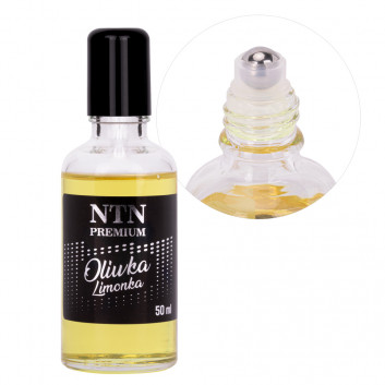 Oliwka regenerująca skórki i paznokcie roller ball z kulką NTN Premium o zapachu limonki 50ml