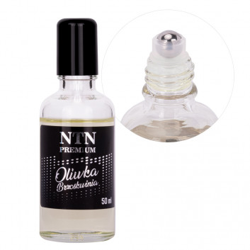 Oliwka regenerująca skórki i paznokcie roller ball z kulką NTN Premium o zapachu brzoskwini 50 ml