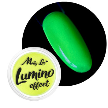 Pyłek do paznokci świecący w ciemności MollyLac Lumino Effect Nr 4
