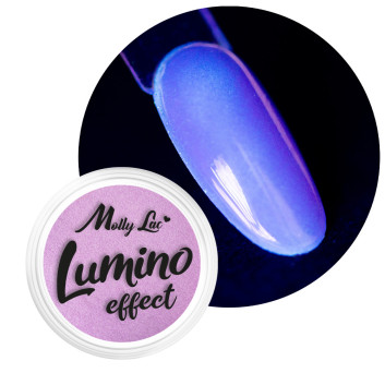 Pyłek do paznokci świecący w ciemności MollyLac Lumino Effect Nr 7