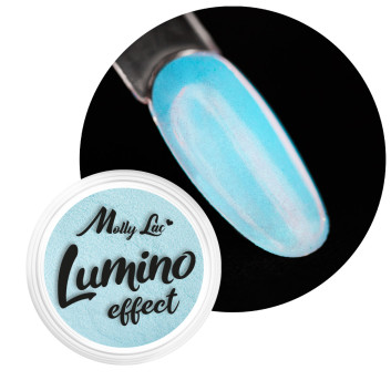 Pyłek do paznokci świecący w ciemności MollyLac Lumino Effect Nr 9