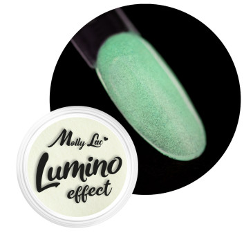 Pyłek do paznokci świecący w ciemności MollyLac Lumino Effect Nr 10