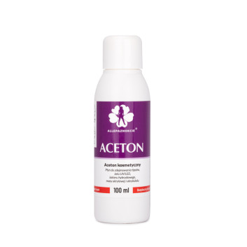 Aceton zapachowy płyn do usuwania lakieru hybrydowego i masy akrylowej 100 ml