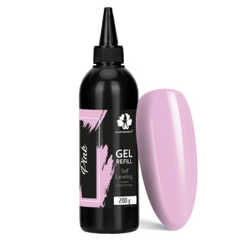 Żel budujący samopoziomujący w butelce Gel Refill Perfect French Pink Allepaznokcie 200g