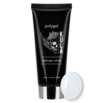 PolyGel akrylożel budujący Kula Nails Hema/di-Hema free Delicate White 50ml