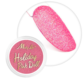 Efekt do paznokci Holiday Pink Doll MollyLac 1g Nr 3