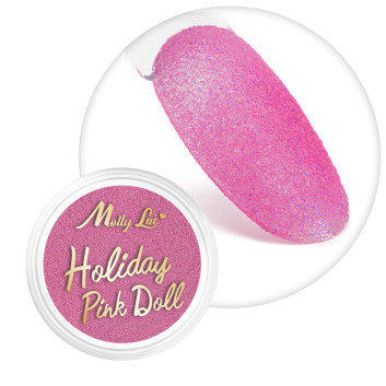 Efekt do paznokci Holiday Pink Doll MollyLac 1g Nr 4