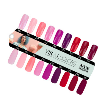 Wzornik NTN Premium Viral colors połysk i mat 9 kolorów