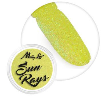 Pyłek do paznokci Sun Rays MollyLac 1 g Nr 1