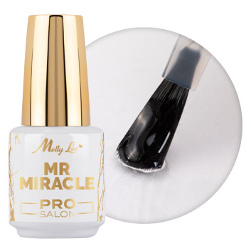 Top no wipe Mr. Miracle Pro Salon MollyLac do lakierów hybrydowych nie przyjmujący pigmentu 15g