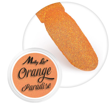 Pyłek do paznokci Orange Paradise MollyLac 1 g Nr 2