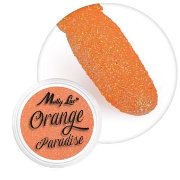 Pyłek do paznokci Orange Paradise MollyLac 1 g Nr 4