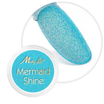 Pyłek do paznokci Mermaid Shine MollyLac 1 g Nr 2