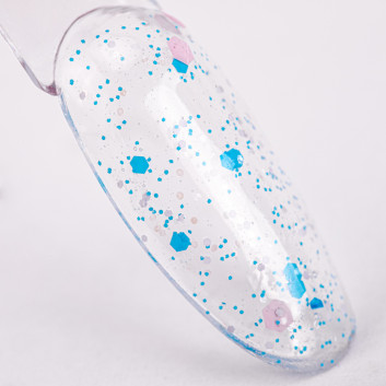 Top LED/UV z przemywaniem Confetti Top 1kg