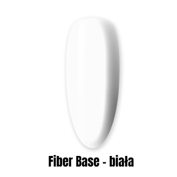 Fiber Base Baza z włóknami jedwabiu biała pod lakiery hybrydowe, żel i akrylożel 1kg