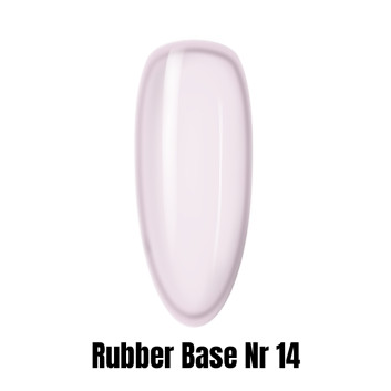 Rubber Base baza kauczukowa półtransparentna 1kg HEMA/Di-HEMA Free nr 14