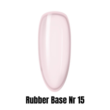 Rubber Base baza kauczukowa półtransparentna 1kg HEMA/Di-HEMA Free nr 15