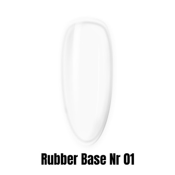 Rubber Base baza kauczukowa półtransparentna 1kg HEMA/Di-HEMA Free nr 01