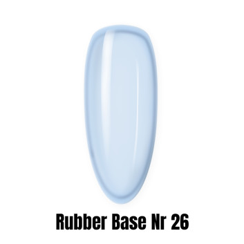 Rubber Base baza kauczukowa półtransparentna 1kg HEMA/Di-HEMA Free nr 26