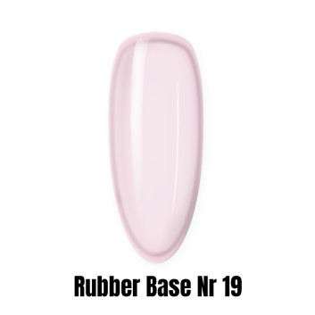 Rubber Base baza kauczukowa półtransparentna 1kg HEMA/Di-HEMA Free nr 19