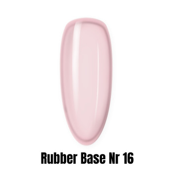 Rubber Base baza kauczukowa półtransparentna 1kg HEMA/Di-HEMA Free nr 16