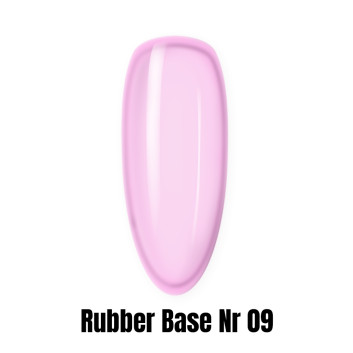 Rubber Base baza kauczukowa półtransparentna 1kg HEMA/Di-HEMA Free nr 09