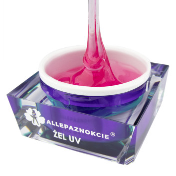 Żel do paznokci budujący Allepaznokcie Jelly Pink Glass 30 ml